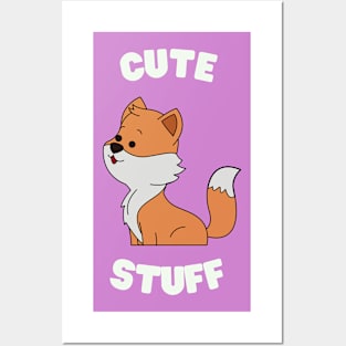 Cute Stuff Fox Furry Eyes Adorable Ears Posters and Art